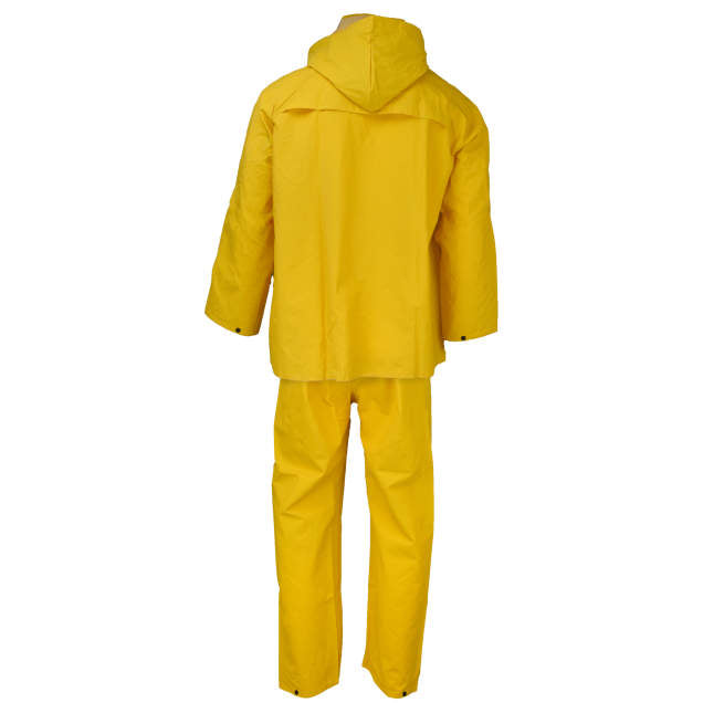 1600D Waterproof Rain Suit for Men & Women - Heavy Duty Work Rain Gear with Hood for Outdoor, Hiking, Fishing & Construction - Neese Economy Rainwear