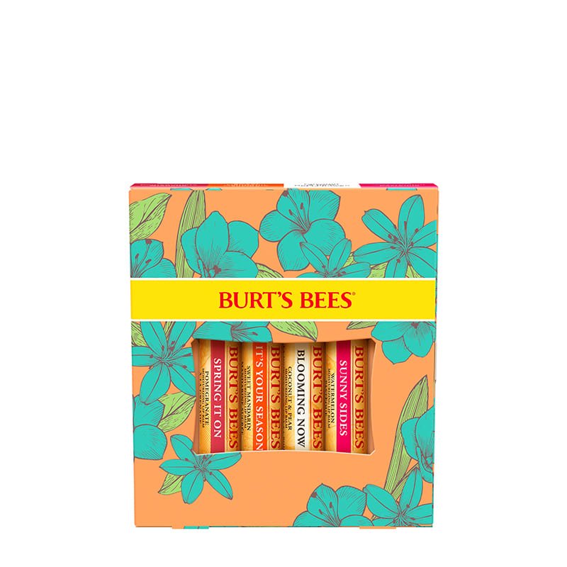 Burt's Bees Just Picked Gift Set - Natural Skincare Collection with Lip Balm, Hand Cream & Body Lotion - Perfect for Holidays, Birthdays & Self-Care Gifts