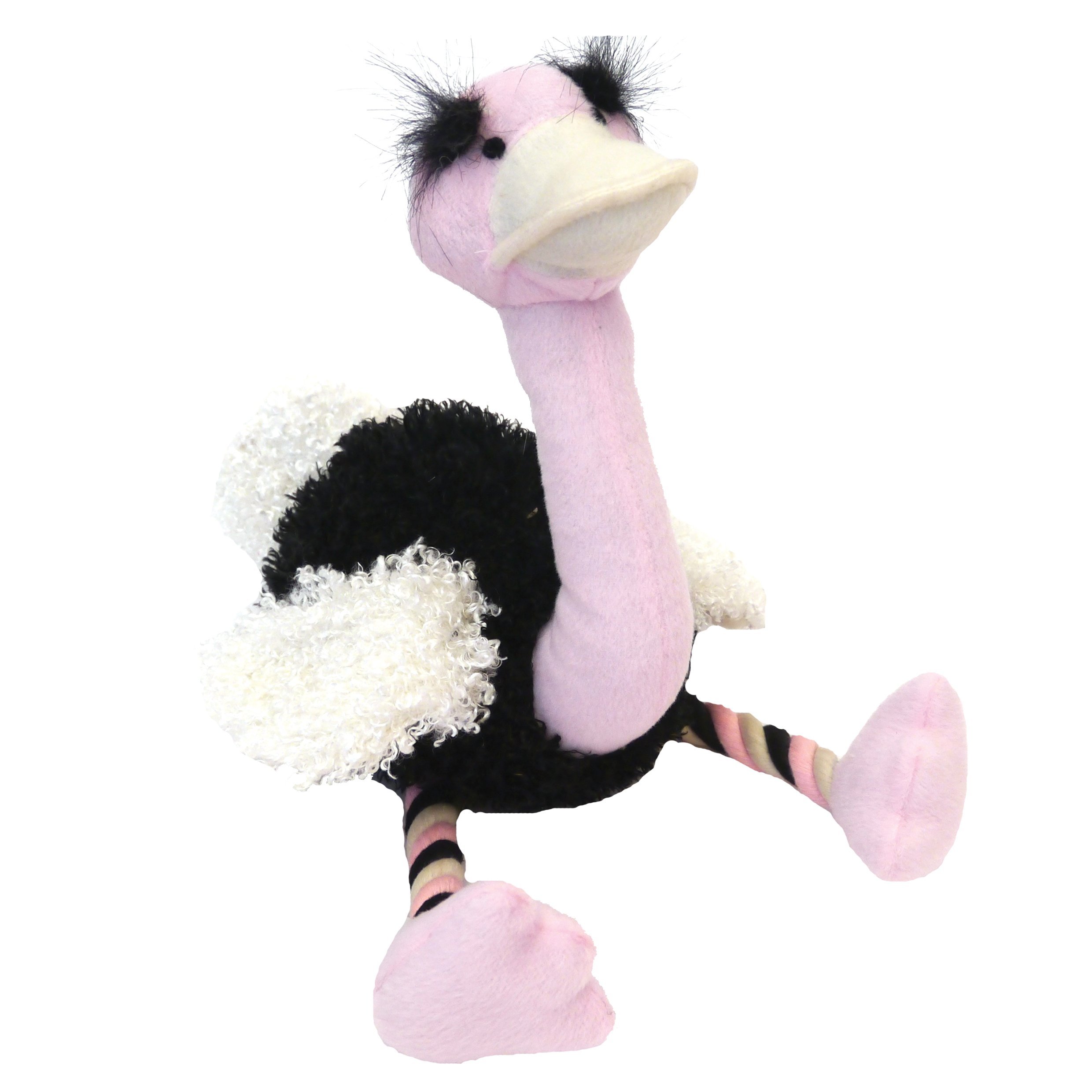 Mister Twister Olga Ostrich Plush Dog Toy - Soft & Cuddly Stuffed Animal for Pets, Kids & Collectors | Perfect for Playtime, Gifts & Home Decor