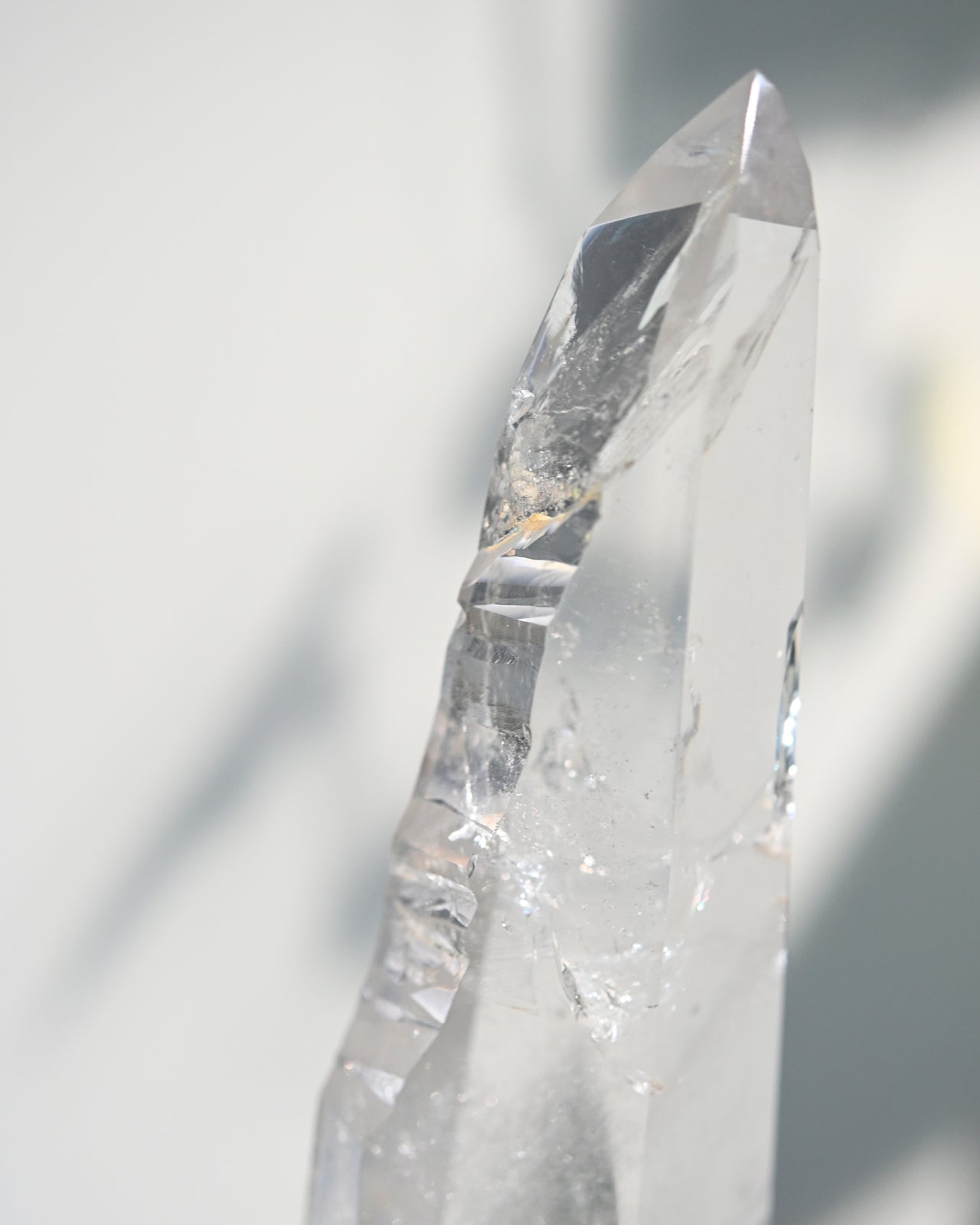 14 Inch Lemurian Seed Crystal with Stand - Healing Stone for Meditation, Reiki & Energy Work - Perfect for Home Decor, Yoga Studio & Spiritual Gifts