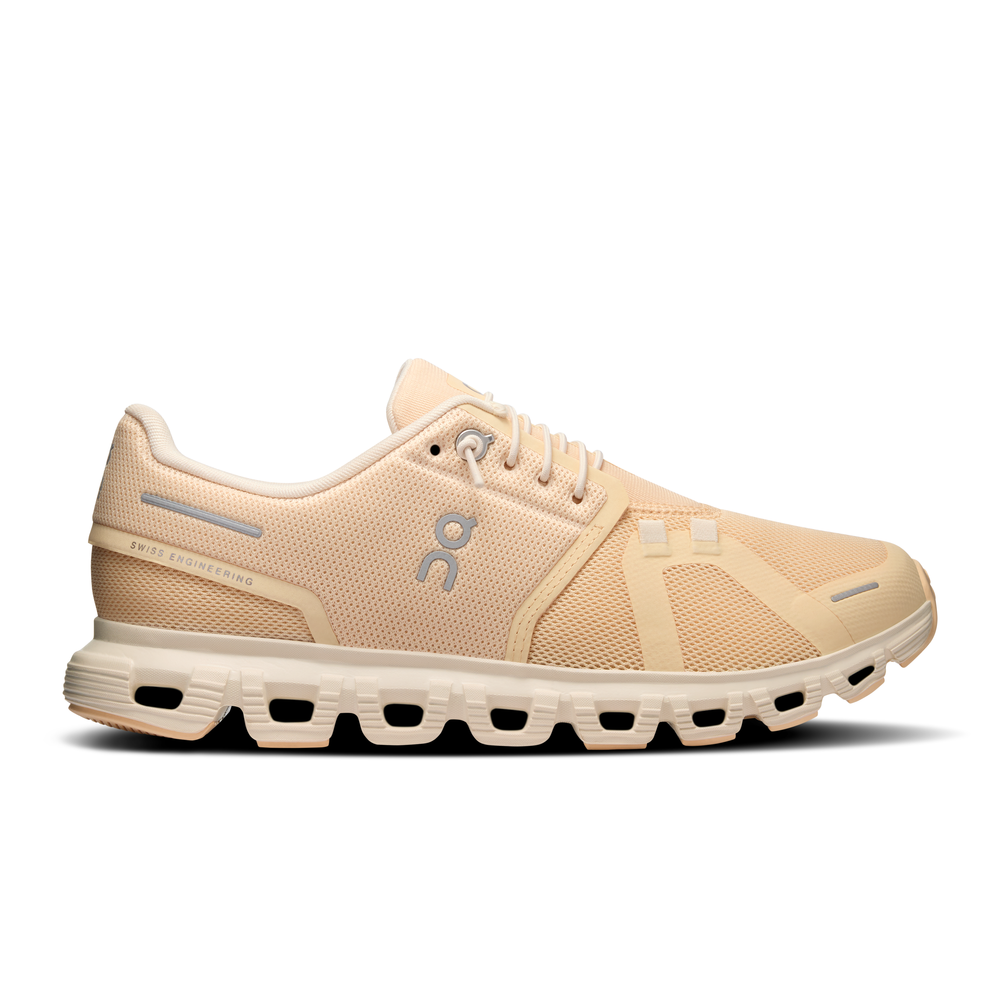 On Running Women's Cloud 6 Running Shoes - Lightweight & Breathable Sneakers for Women in Blonde/Dew | Perfect for Jogging, Gym Workouts & Everyday Wear