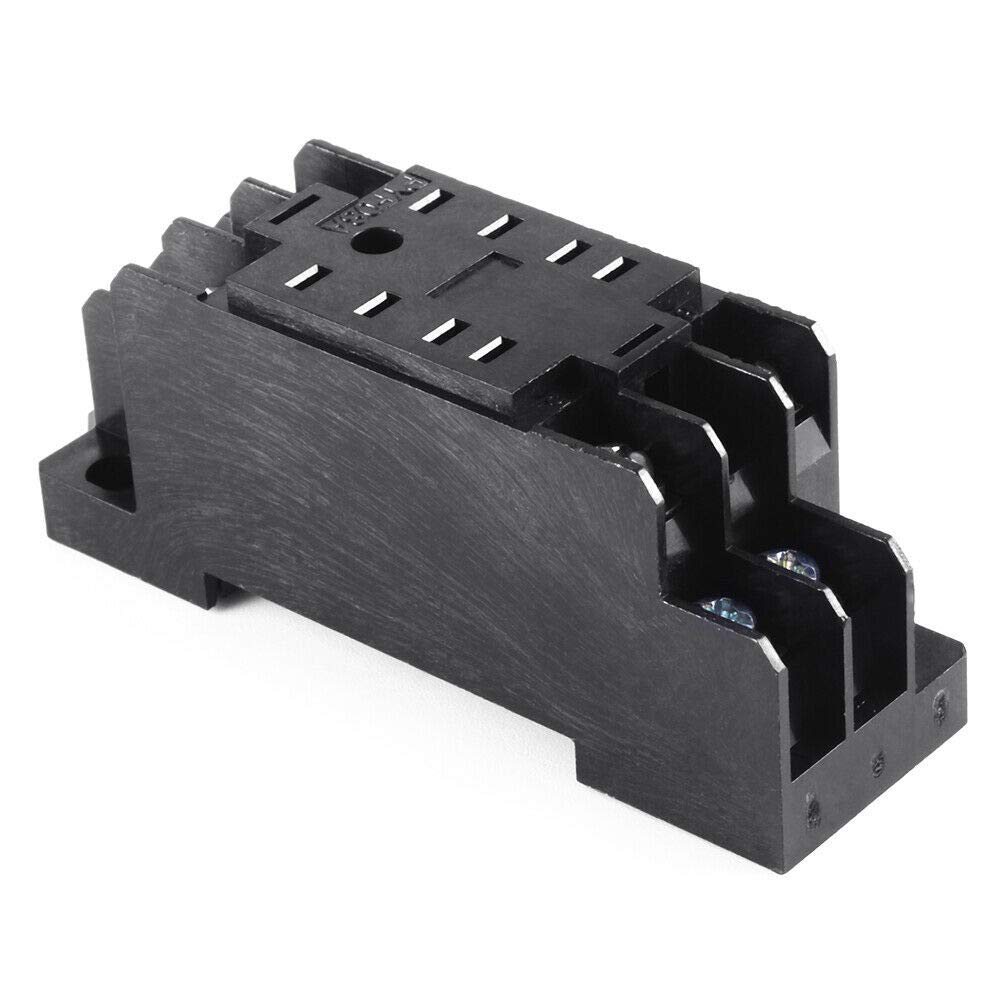 24V DC Delay Timer Relay H3Y-2 with 0-60 Second Adjustable Time & Base Socket - DPDT Time Switch for Industrial Automation, HVAC Systems, and Electrical Control Panels