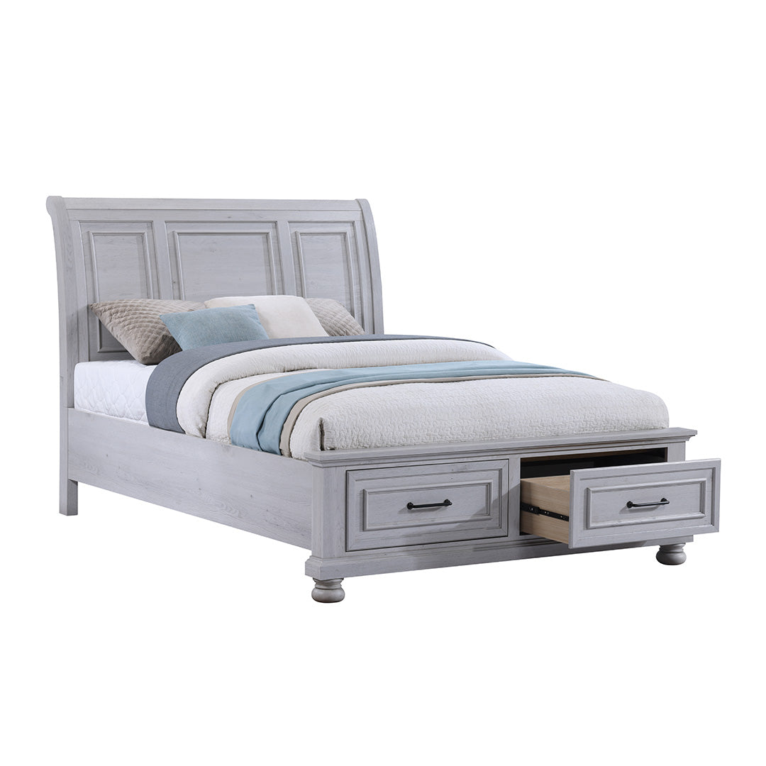 Blackwater Falls Bedroom Furniture Set - Queen Size Bed Frame, Nightstand & Dresser - Modern Farmhouse Style for Cozy Bedroom Decor | Perfect for Master Bedroom, Guest Room & Vacation Homes