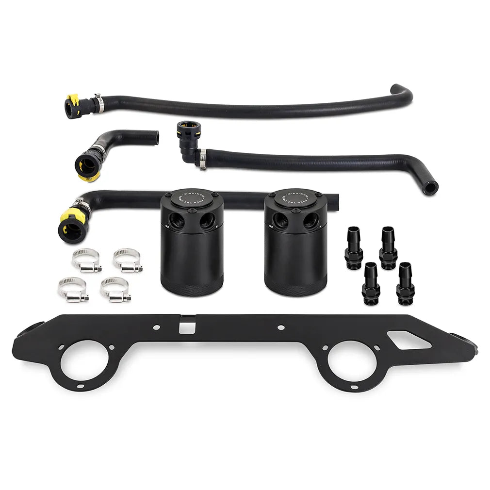 Ford Bronco 2.7L Baffled Oil Catch Can System by Mishimoto - Prevent Engine Oil Sludge & Boost Performance for Off-Road Adventures