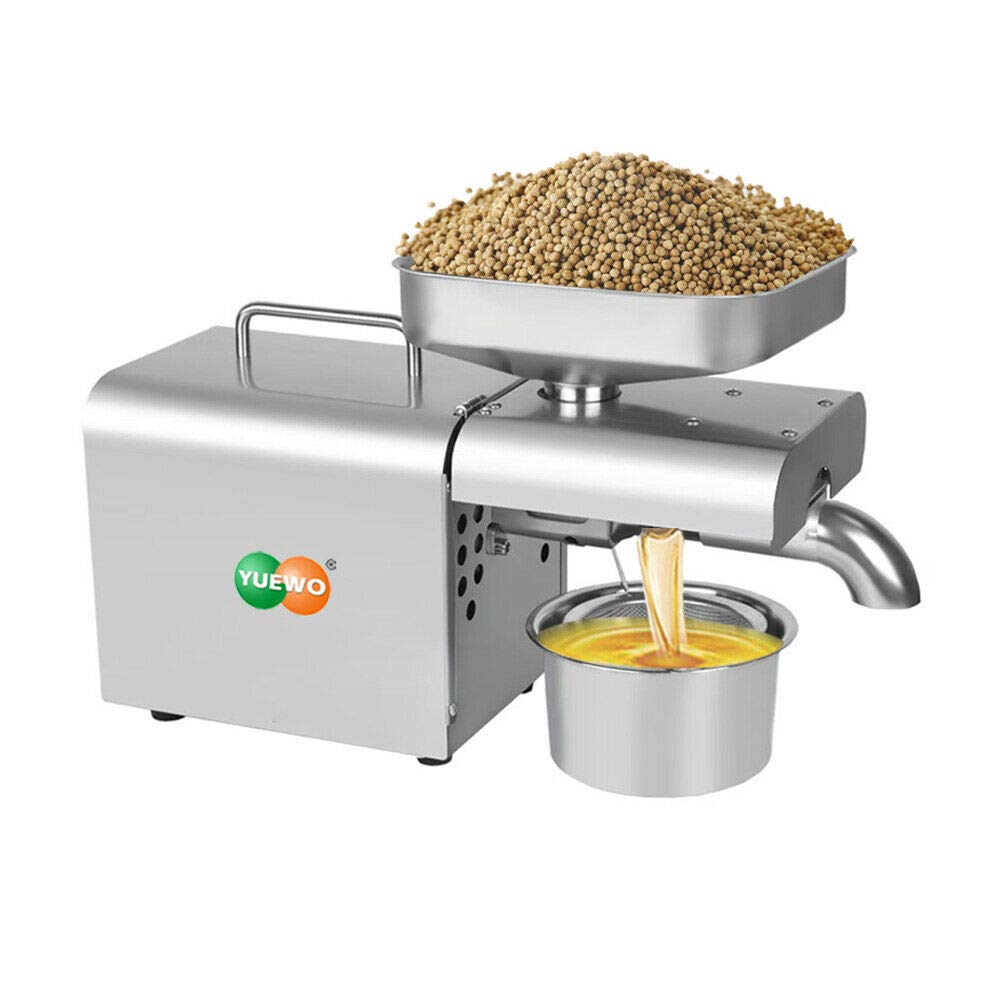 Automatic Electric Oil Press Machine for Home - Cold Press Nut & Seed Oil Extractor for Peanut, Almond, Flaxseed, Sesame, Sunflower, Pumpkin, Hemp, Castor, Perilla, Canola | DIY Healthy Cooking, Salad Dressings, Skincare & Haircare