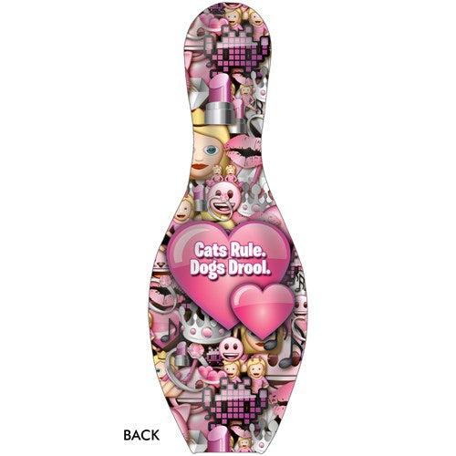 OnTheBallBowling Emoji Cat Bowling Pins - Fun & Unique Bowling Accessories for Parties, Gifts & Game Nights