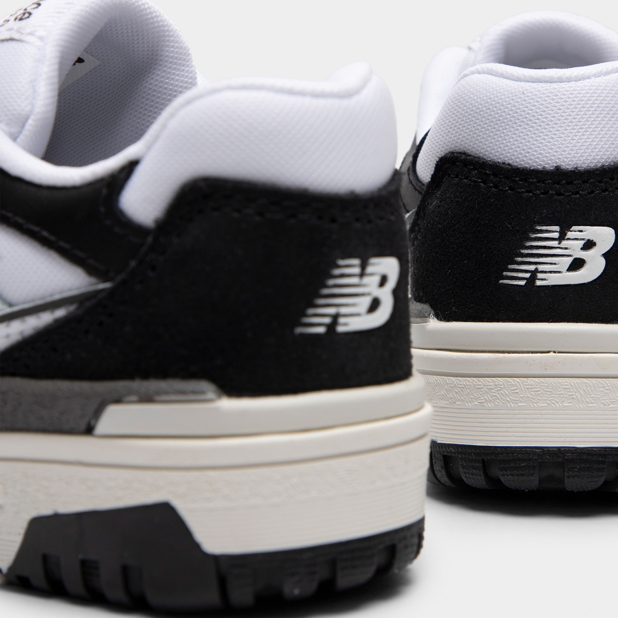 New Balance PSB550CA Kids' Running Shoes - White & Black for Boys & Girls - Lightweight & Comfortable for School, Sports & Daily Activities