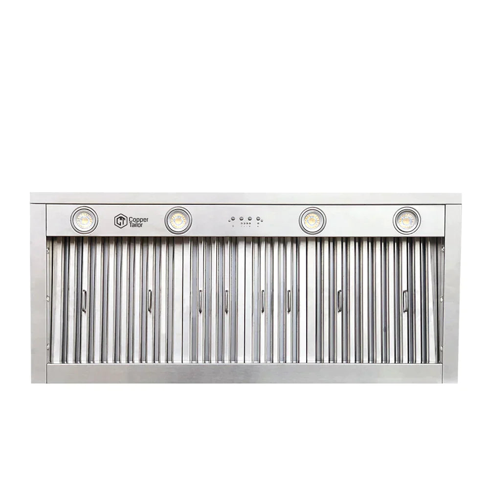 Premium RHM Custom Curved Stainless Steel Kitchen Range Hood H33 for RWI - Modern Ventilation for Home & Restaurant Cooking