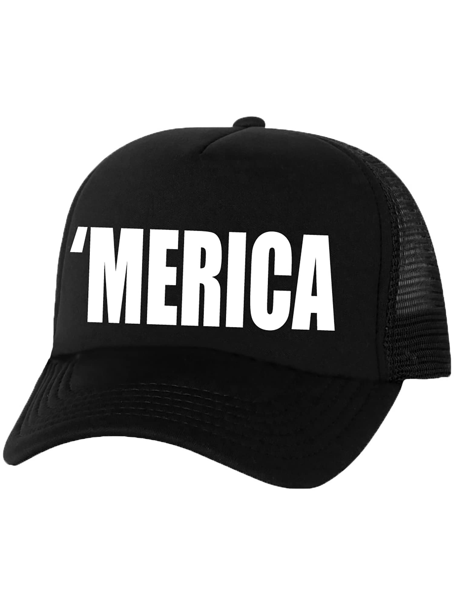 ZeroGravitee American Flag Trucker Mesh Snapback Hat - Adjustable & Breathable for Outdoor, Sports & Casual Wear