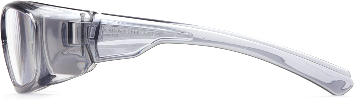 Pyramex Emerge Gray Photochromic Safety Glasses - Clear to Dark Lens for Day & Night Use - ANSI Z87.1 Certified Protective Eyewear for Work, Outdoor, and Sports Activities
