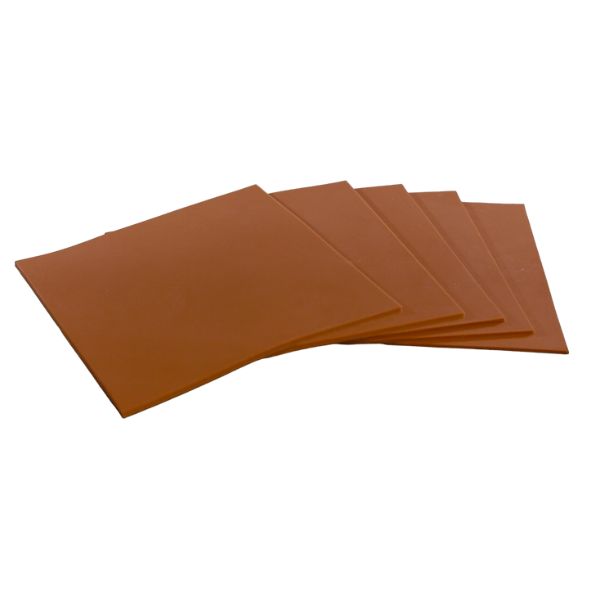 ReelSkin Darker Tone Practice Skin Squares - 5 Pack for Tattoo Training, Permanent Makeup & Needle Practice | Ideal for Beginners & Professionals