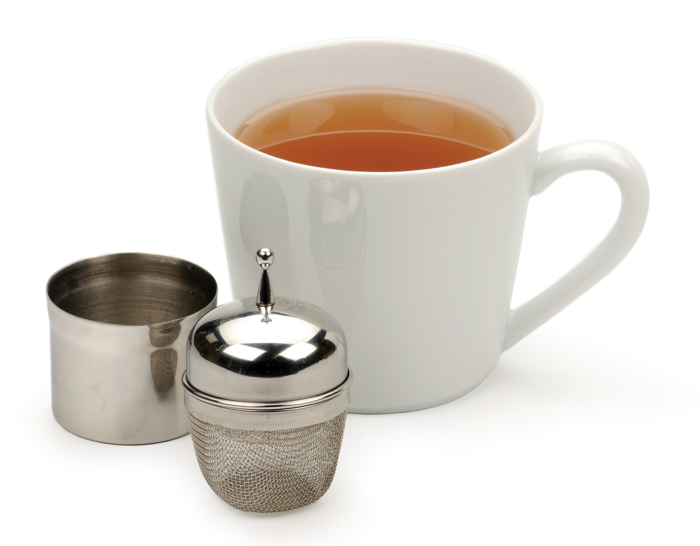 Premium Stainless Steel Tea Infuser - Large Mesh Floating Tea Ball with 0.5-Cup Capacity | Dishwasher Safe Tea Accessories | Perfect for Loose Leaf Tea Brewing at Home, Office or Travel