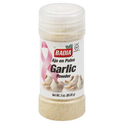 Badia Garlic Powder 3 OZ (Pack of 2) | Premium Garlic Seasoning for Cooking, Baking & Grilling | Ideal for Italian, Mexican & Mediterranean Dishes