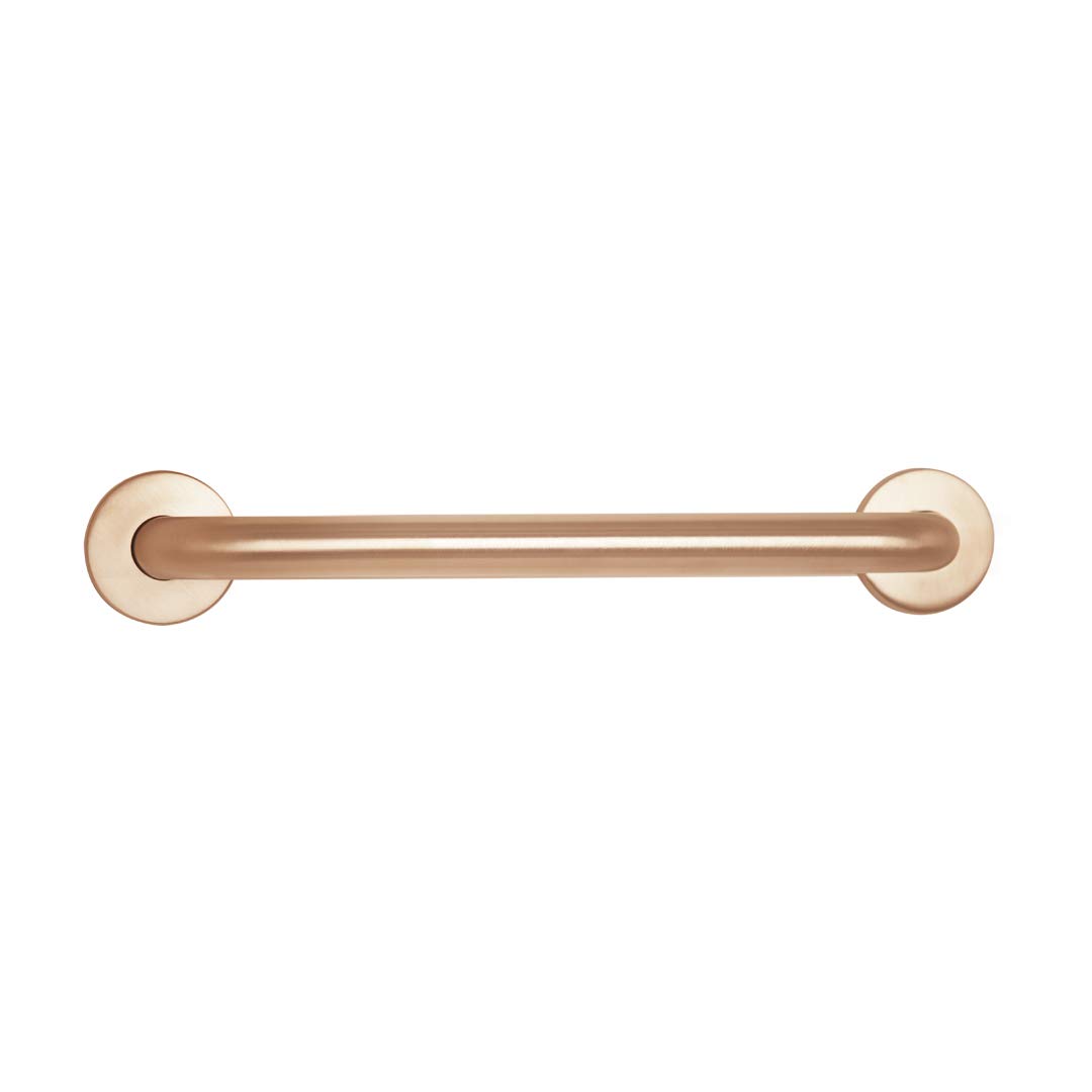 18 Inch Seachrome ADA Compliant Bathroom Grab Bar - 1 1/4 Inch Diameter CuVerro Bactericidal Copper Alloy Handrail for Elderly & Disabled Safety - Perfect for Shower, Bathtub & Toilet Accessibility