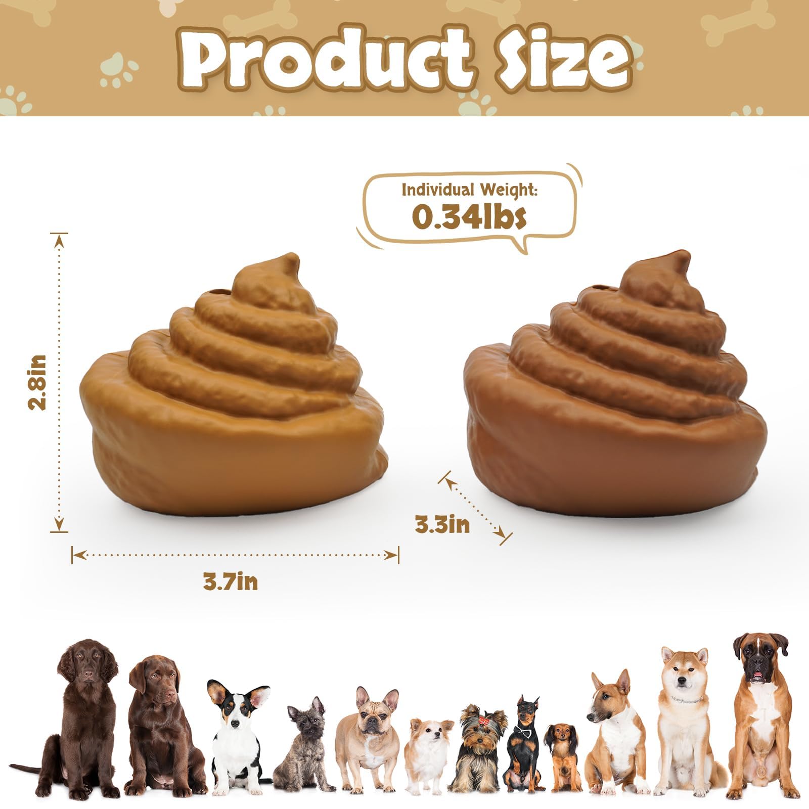 2 Pack Indestructible Puppy Chew Toys - Durable Rubber Treat Dispensing Dog Toys for Aggressive Chewers, Interactive Stuffable Toys for All Breed Sizes - Perfect for Training, Teething Relief & Keeping Dogs Busy