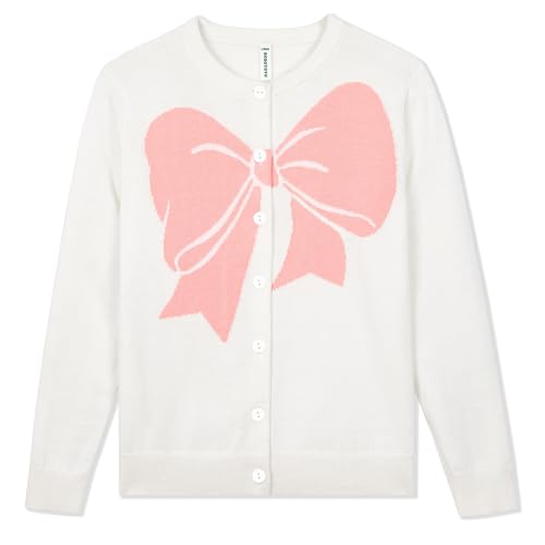 White & Pink Bow