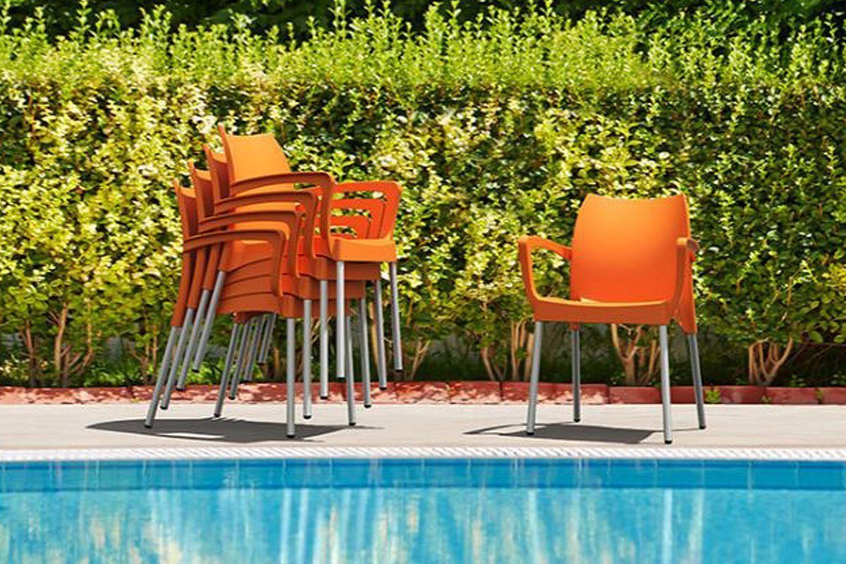 Dolce Commercial Chair - Heavy Duty Restaurant & Cafe Dining Chair - Comfortable & Durable for Hospitality, Office, and Home Use