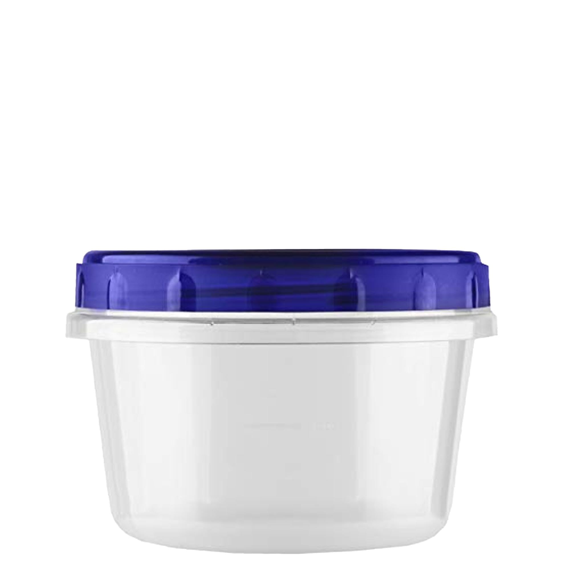 [120 Pack] 16 oz Airtight Plastic Food Storage Containers with Twist & Seal Lids - BPA-Free, Leakproof, Reusable & Stackable Deli Containers for Meal Prep, Lunch Box, Snacks, Leftovers & On-the-Go Food Storage