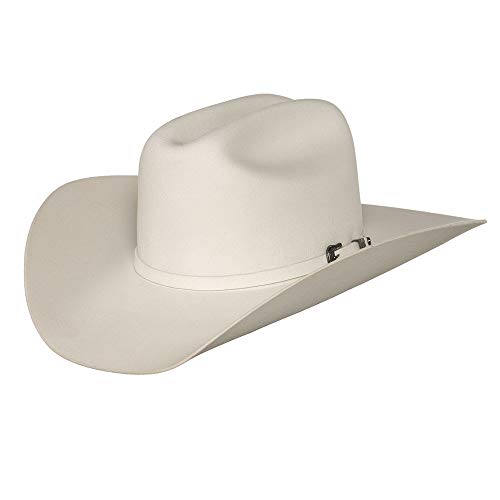 RESISTOL 4X Pageant Queen White Felt Cowgirl Hat for Women - Western Rodeo Fashion, Country Concerts & Outdoor Events