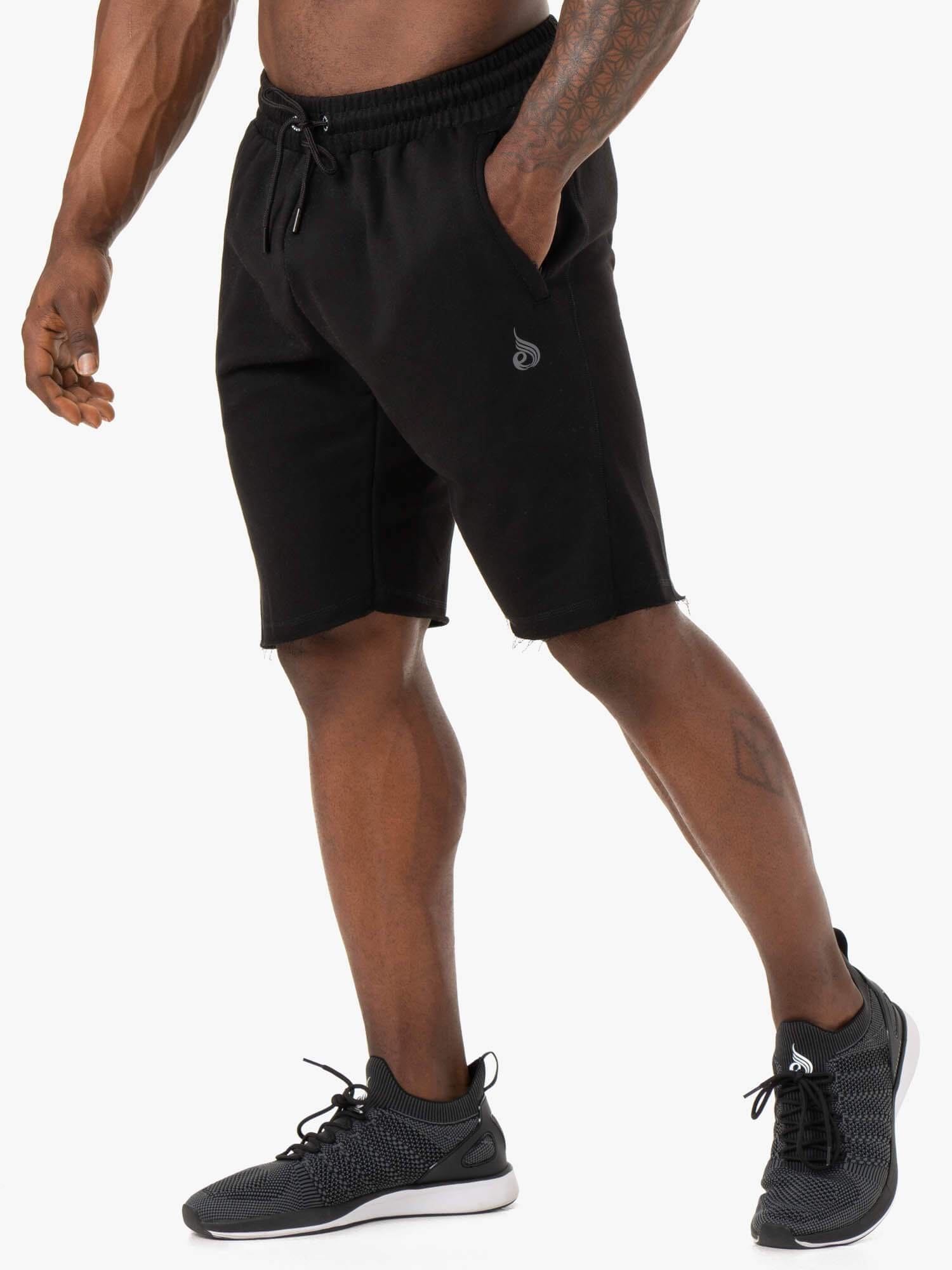 Men's Iron Track Shorts - Black | Comfortable Athletic Running Shorts for Gym, Workout & Casual Wear