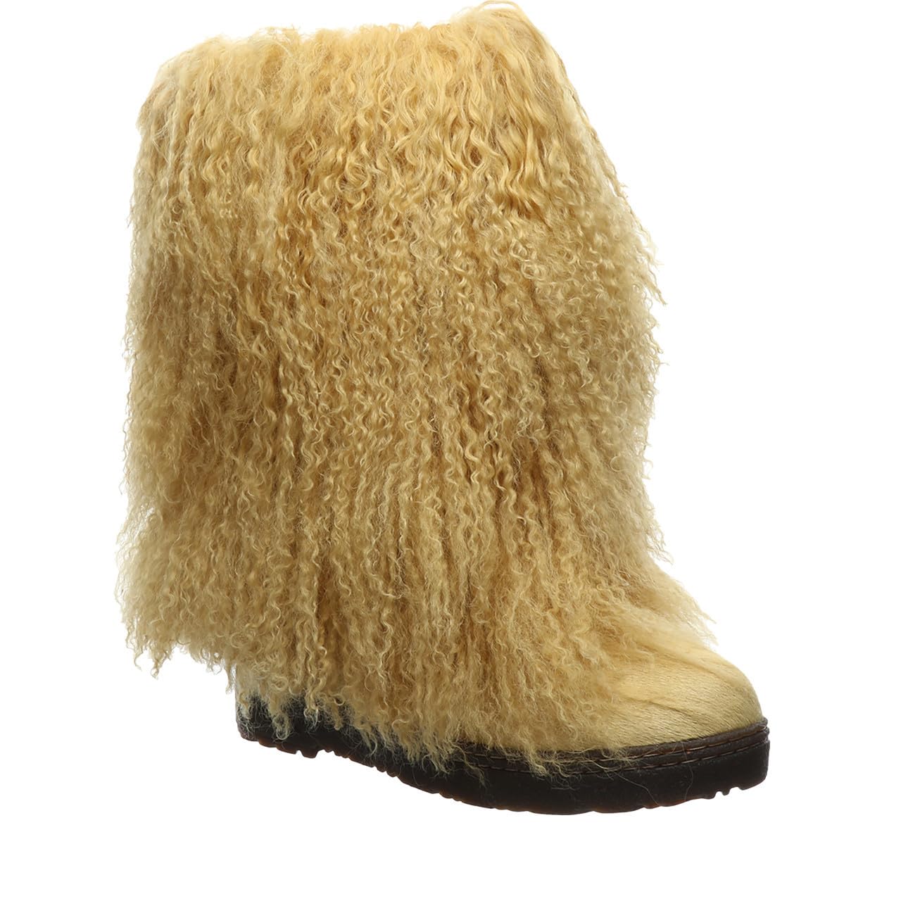 BEARPAW Women's Boetis Winter Boots - Slip On, Natural Fur Lined, Multiple Colors - Cozy & Comfortable for Cold Weather, Snow, Outdoor Activities