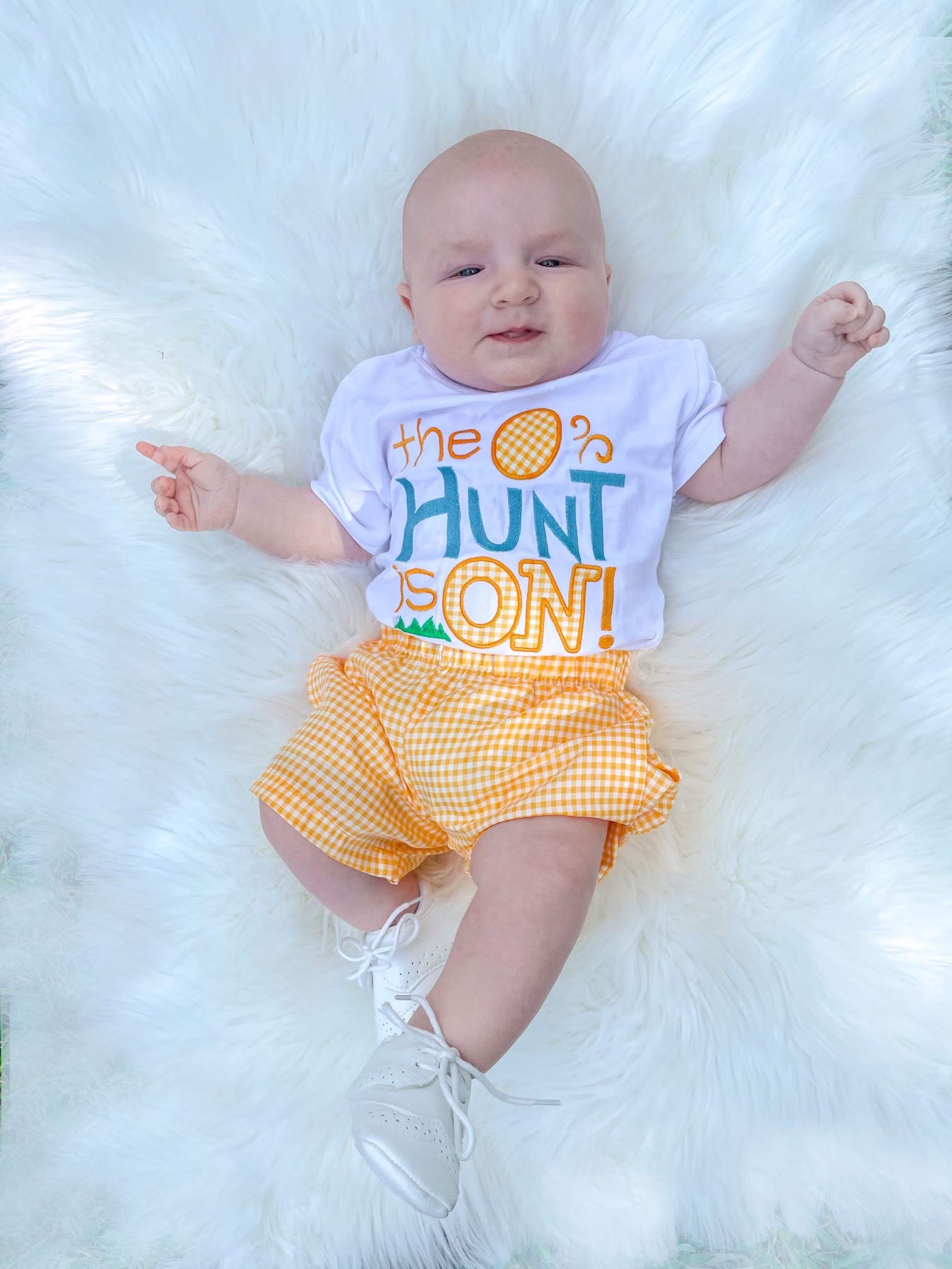 Adorable Baby Boys' Easter Egg Hunting Outfit - Cute & Unique Easter Costume for Boys - Perfect for Easter Egg Hunts, Spring Photos & Family Gatherings
