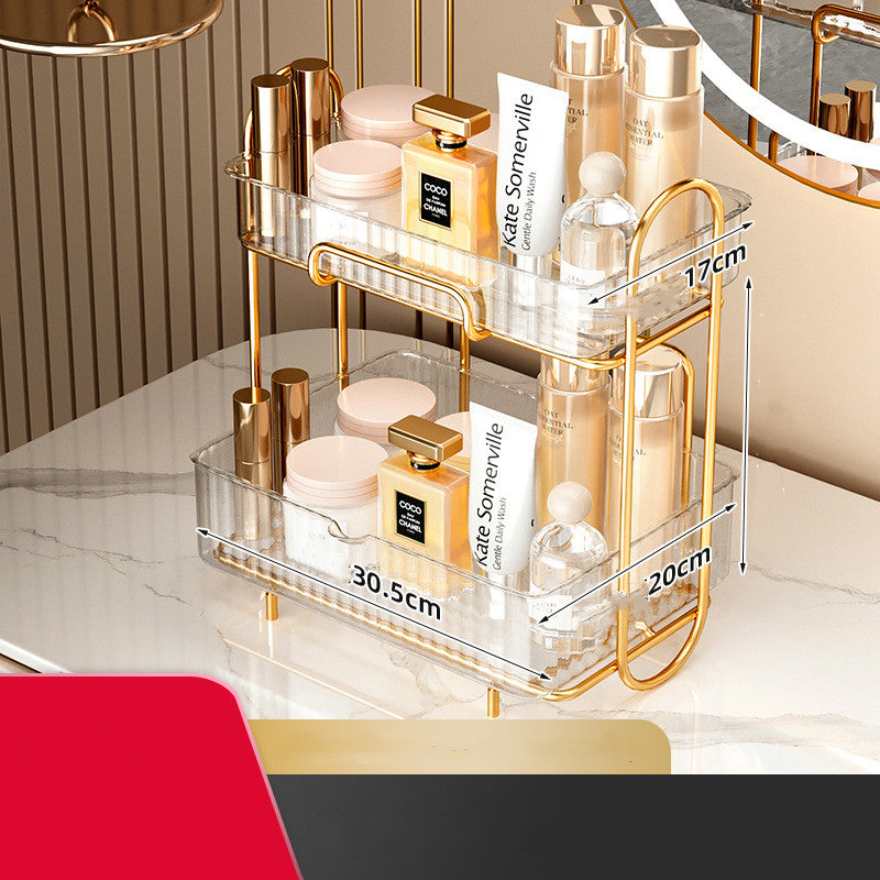 Premium Skin Care Organizer - Bathroom & Toilet Storage Shelf for Cosmetics, Makeup, and Beauty Products | Perfect for Vanity, Shower, and Spa Organization