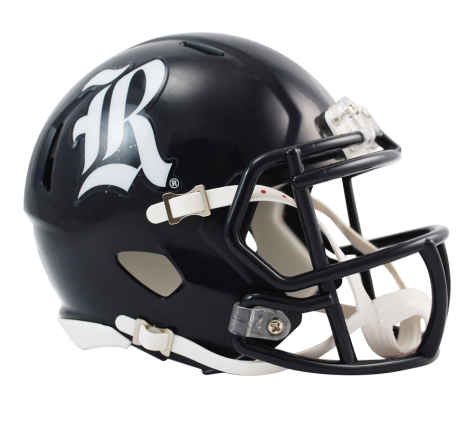 Rice Riddell Speed Mini Helmet - Youth Football Training & Collectible Display - Perfect for Kids Sports, Fan Cave Decor, and Memorabilia Collection