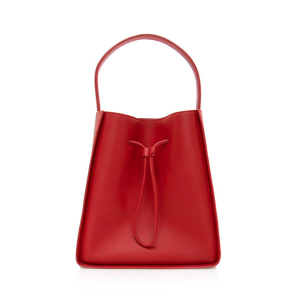 3.1 Phillip Lim Smooth Calfskin Soleil Large Bucket Bag - Premium Leather Handbag for Women | Perfect for Work, Travel & Everyday Use (SHF 19982)
