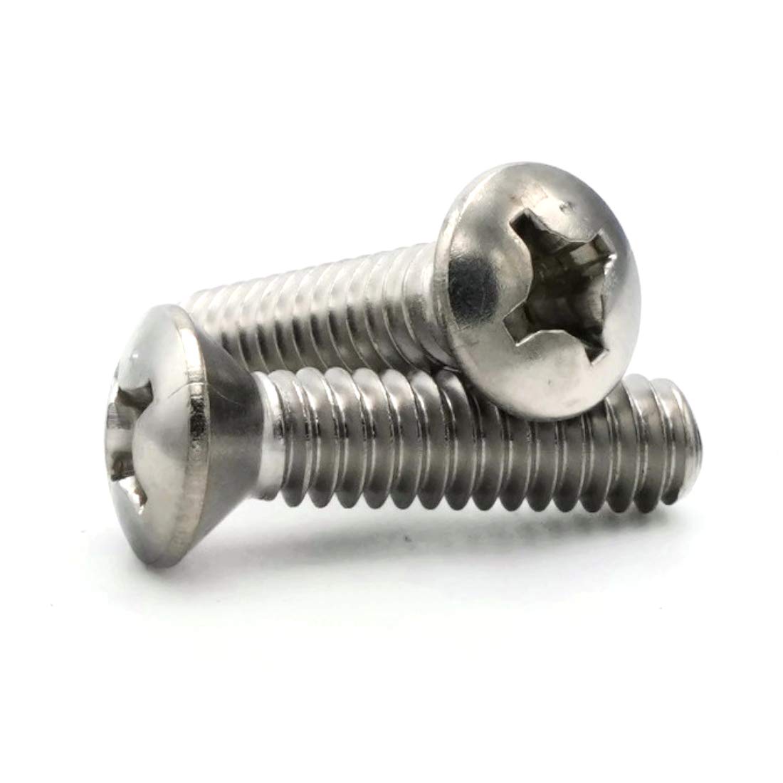 Phillips Oval Head Machine Screws 316 Stainless Steel - 1/4