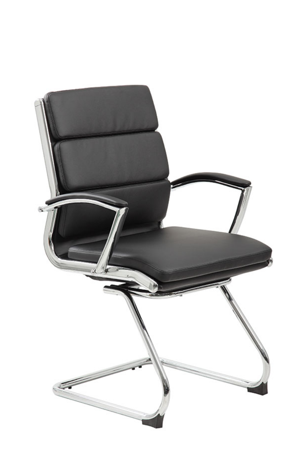 Premium Studio Select Boss Executive Guest Chair with Metal Chrome Finish B9479 - Perfect for Office, Conference Rooms & Home Workspaces