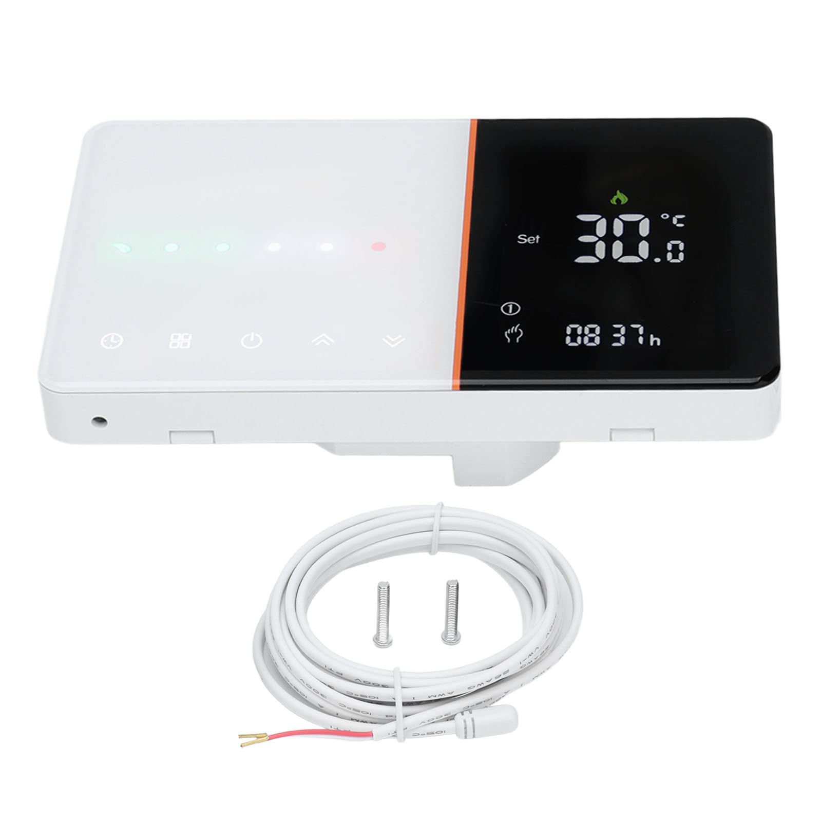Digital LCD Programmable Thermostat - Universal Electric Boiler Controller for Home Heating Systems | Energy Efficient & Eco-Friendly | Perfect for Smart Homes & Winter Temperature Control