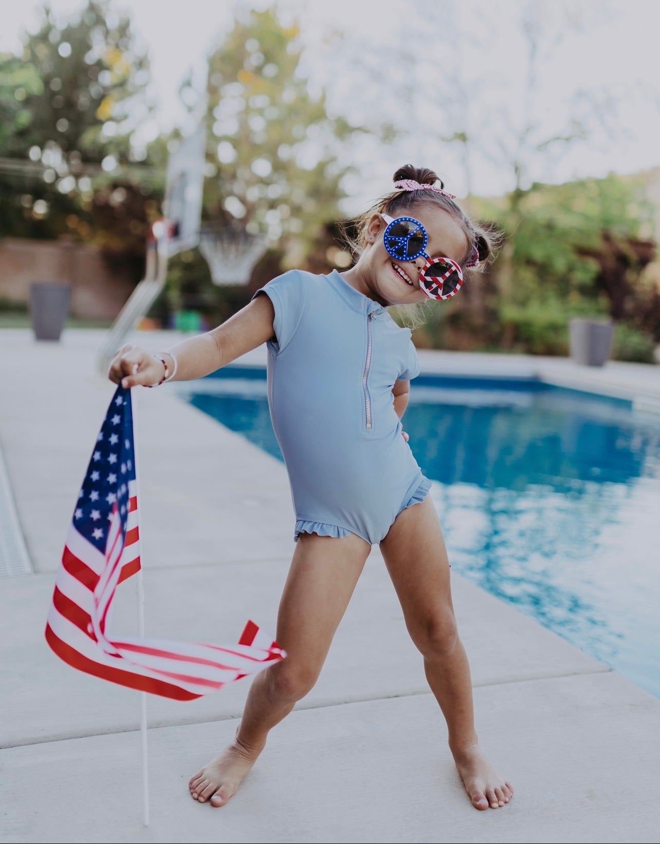 Bella Twilight Blue Zipper One Piece Dress for Little Girls - $36 | Perfect for Birthday Parties, School Events & Casual Wear