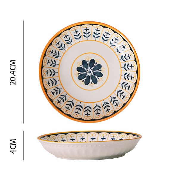 50% Off Clearance Sale - Reusable Printed Bowls & Dishes Set for Home Dining, Party Serving, and Kitchen Decor