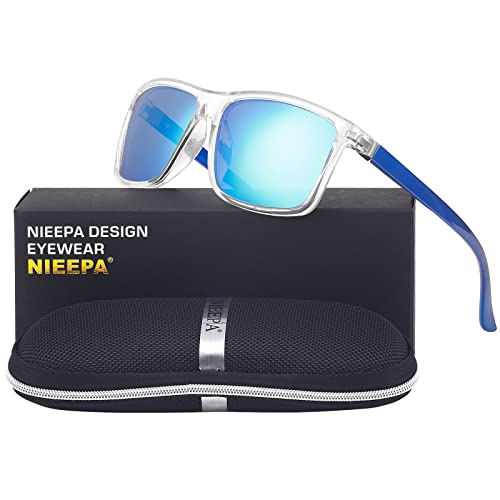 A61 Transparent Frame/Bluemirror Lens