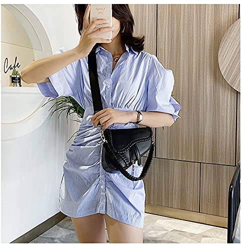 PURFANREE Women's Trendy Saddle Shoulder Bag - Stylish Clutch Purse, Underarm Handbag & Crossbody Satchel for Work, Travel & Evening Out