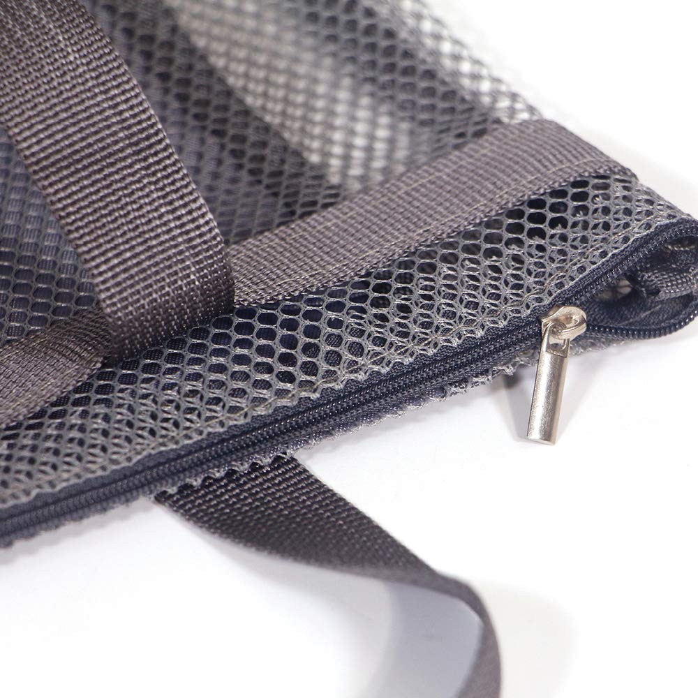 DIOMMELL 2 Pack Mesh Shower Caddy - Quick Dry Hanging Toiletry Bag with Zipper, Lightweight Bath Organizer for College Dorm, Gym, Travel, Beach & Sports - Perfect for Swimming, Camping & Outdoor Activities