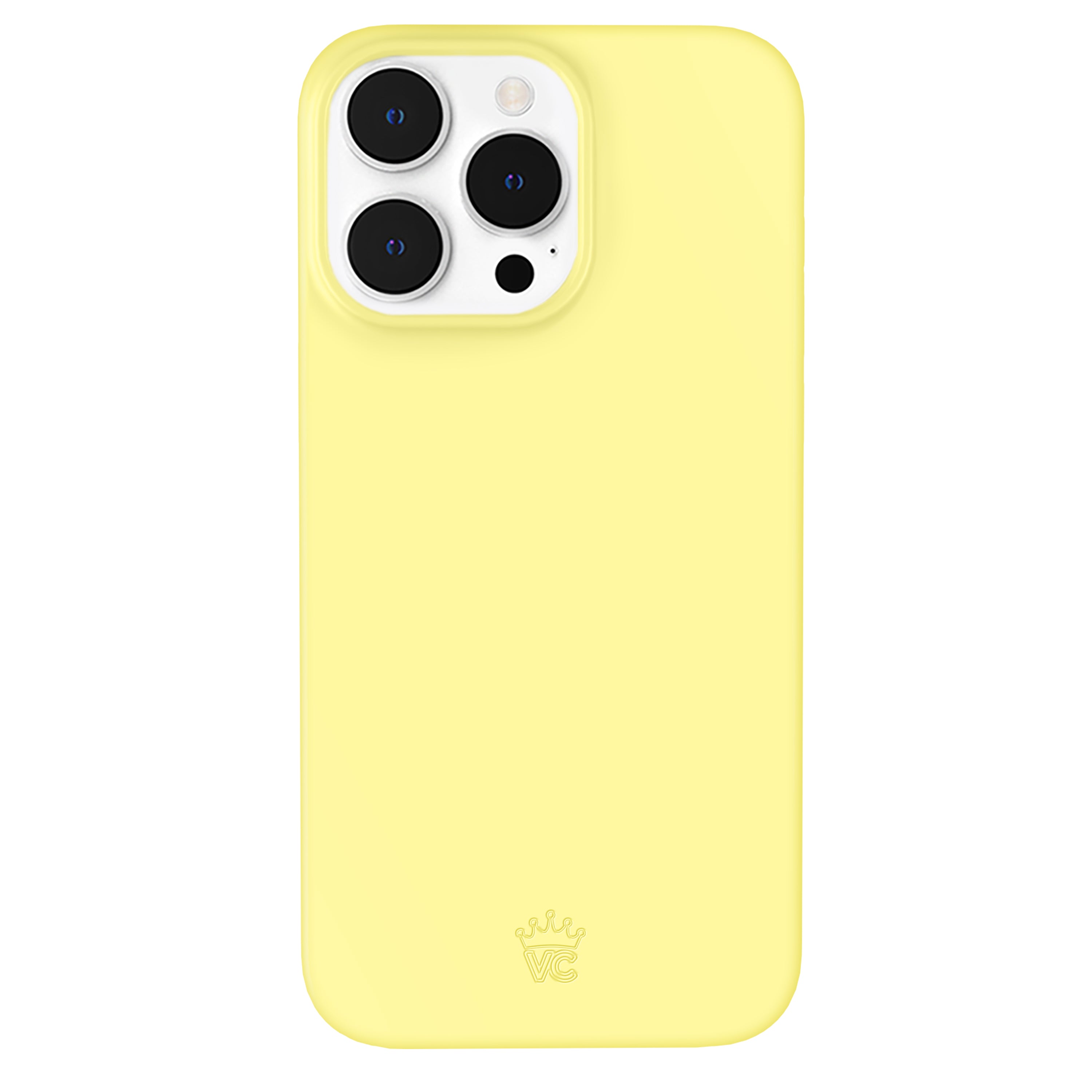 Butter Yellow iPhone Case - Soft Silicone Protective Cover for iPhone 13/14/15 - Slim Fit Shockproof Phone Case for Everyday Use & Travel