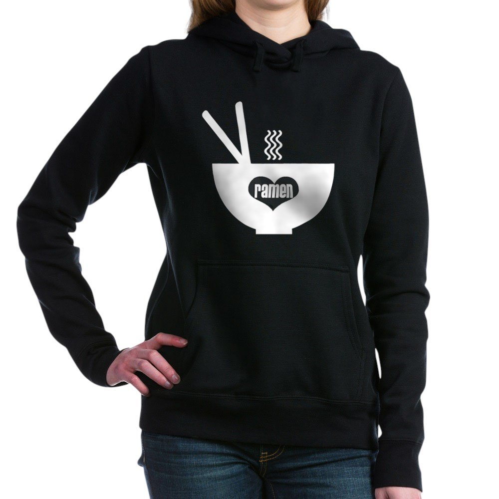 Ramen Noodles Hooded Sweatshirt for Women - Cute Japanese Food Themed Pullover Hoodie - Perfect for Anime Fans, Cosplay & Casual Wear