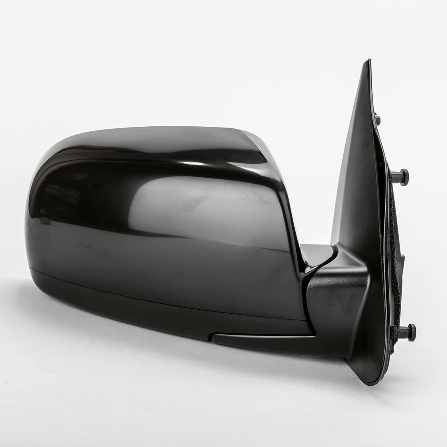 TYC 7750141 Hyundai Santa Fe Heated Power Side Mirror Replacement - Passenger Side, Black - Perfect for Winter Driving & Enhanced Visibility