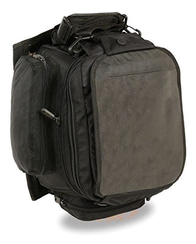Extra Large Magnetic Motorcycle Tank Bag - Waterproof Nylon Backpack for Bikers - Black | Perfect for Long Rides & Daily Commutes