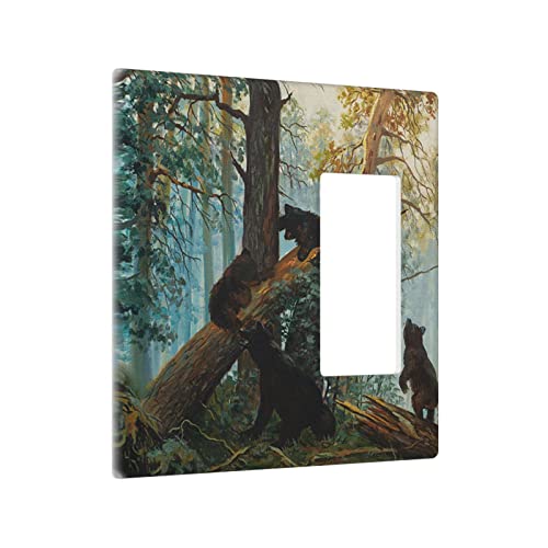 Bear forest Wall Plate