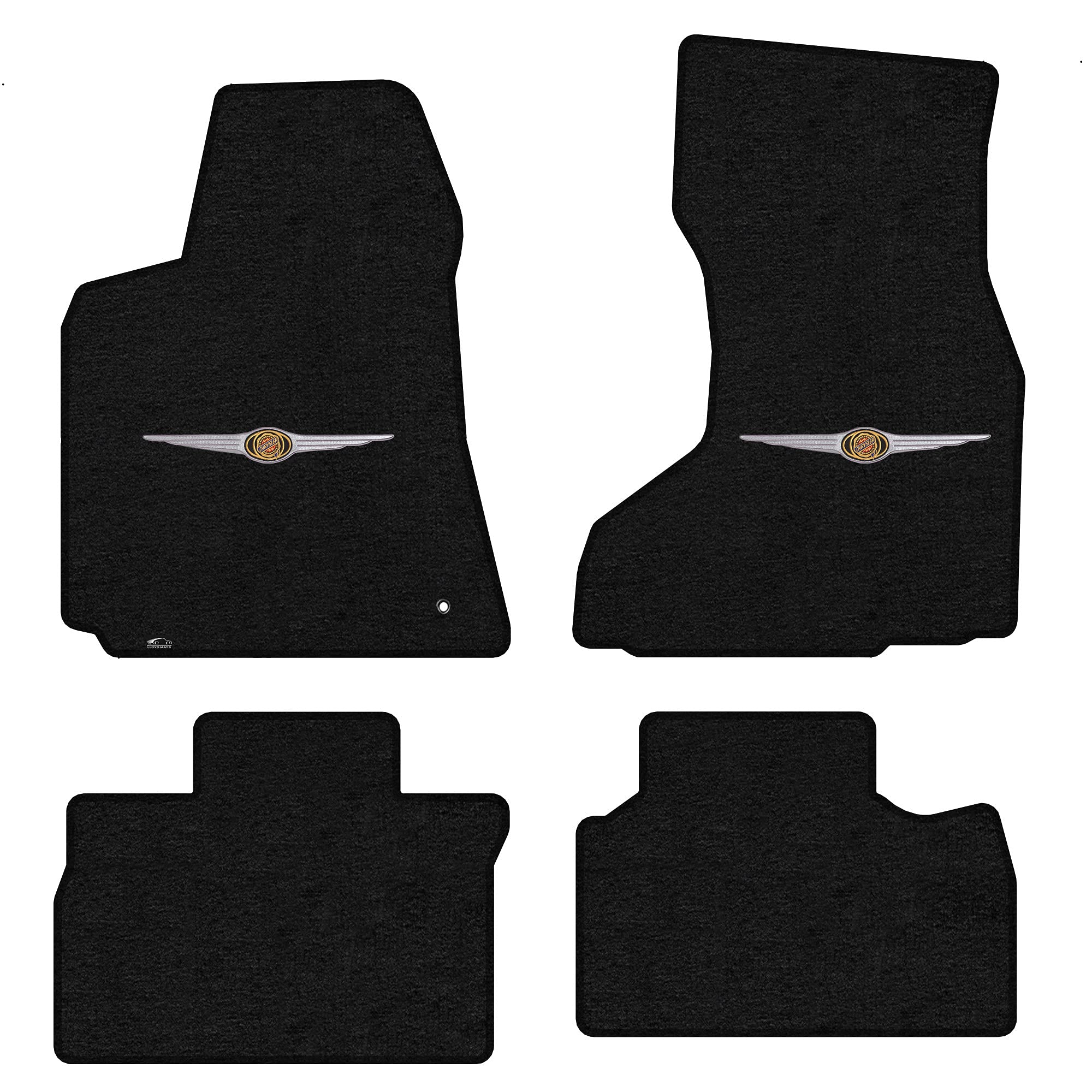 Premium Custom-Fit Carpeted Floor Mats for Chrysler 300 2005-2010 - Luxury Car Floor Liners (4-Piece Set, Charcoal) - Perfect for All-Weather Protection & Interior Upgrade