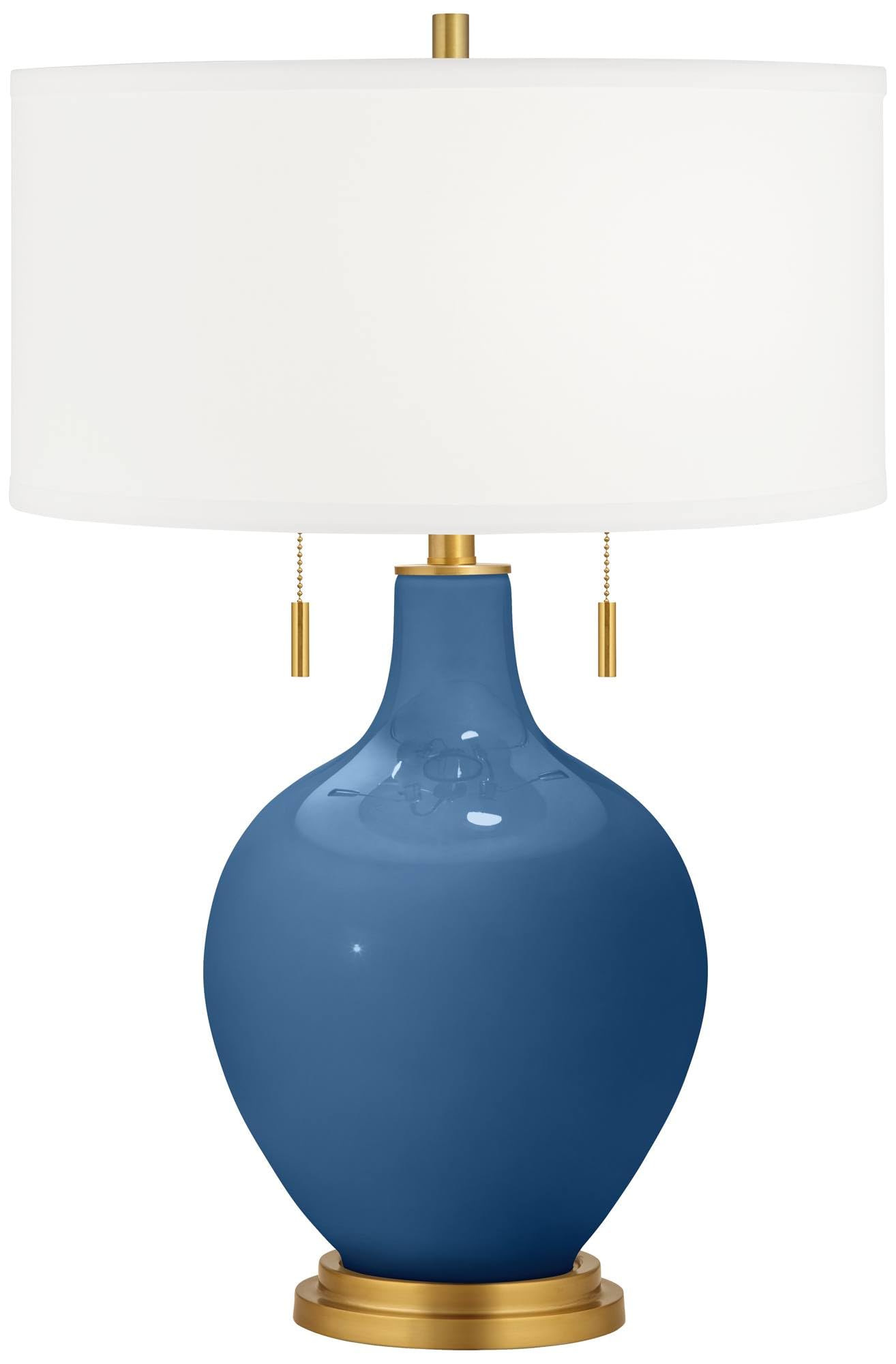 Regatta Blue Glass Table Lamp 28