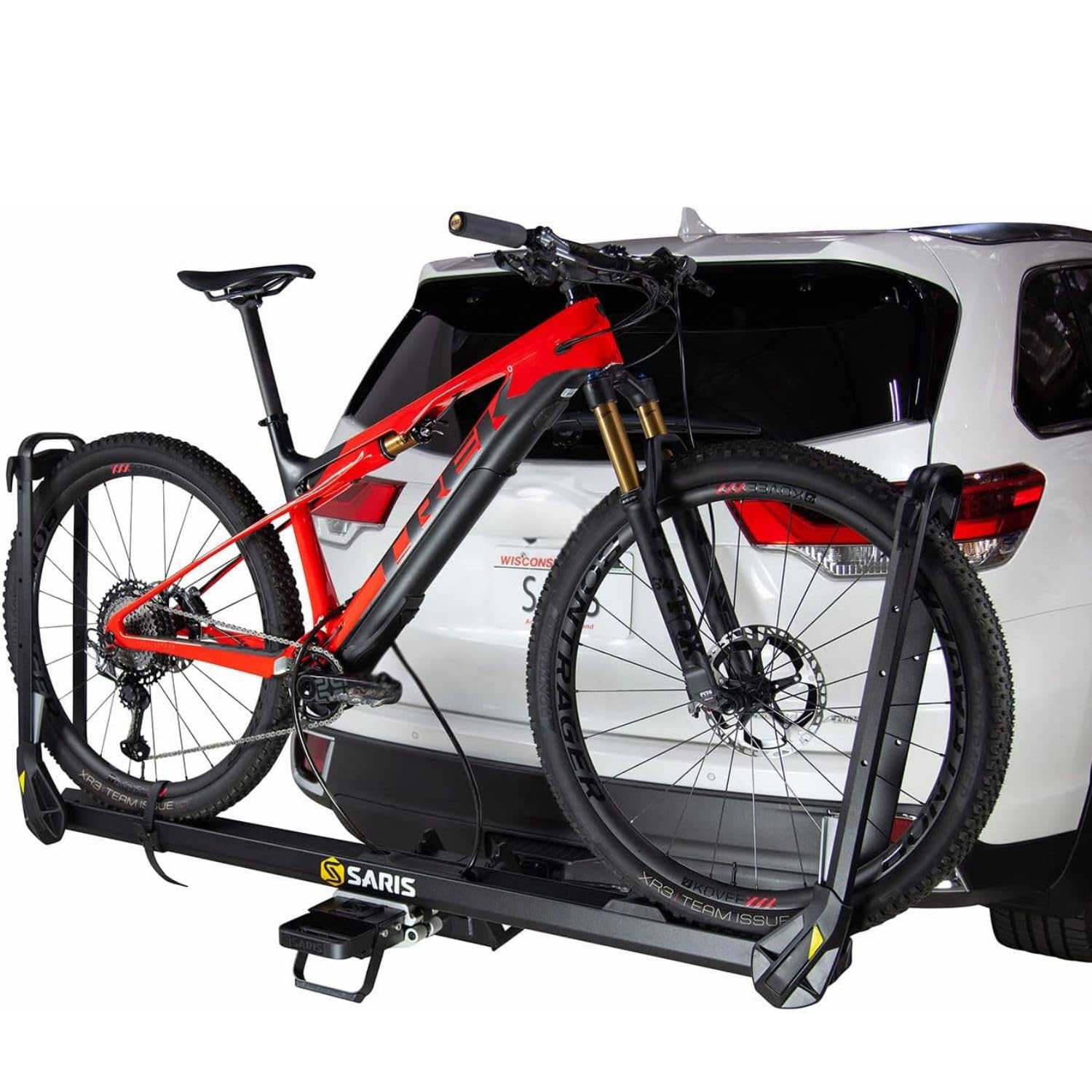 Saris MHS Modular Hitch Bike Rack - Aluminum Bike Carrier for Cars, Trucks & SUVs - Secure & Easy Bike Transport for Road Trips, Camping & Outdoor Adventures