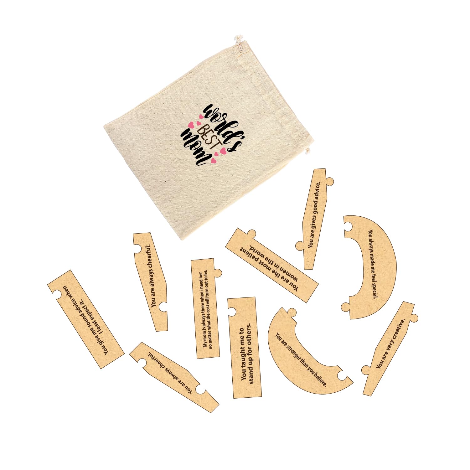 Best Wooden Puzzle Gift for Mom - Personalized Mother's Day Present - Thoughtful Keepsake for Mummy, Grandma & Loved Ones - Perfect for Birthdays, Anniversaries & Special Occasions