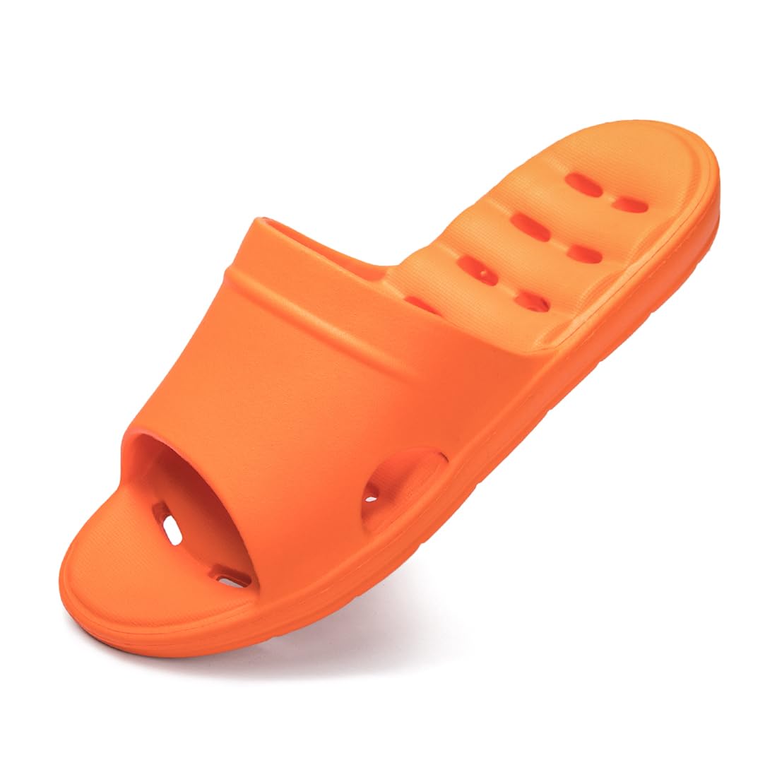Luffymomo Women's Non-Slip Shower Sandals with Drainage Holes - Comfortable Bathroom Slippers for Spa, Poolside & Home Use