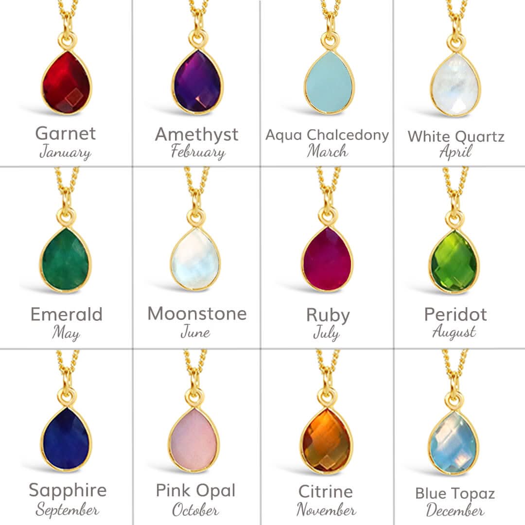 Aqua Chalcedony Hoop Earrings - 14K Gold Plated March Birthstone Jewelry for Women - Perfect Gift for Birthday, Anniversary & Everyday Wear