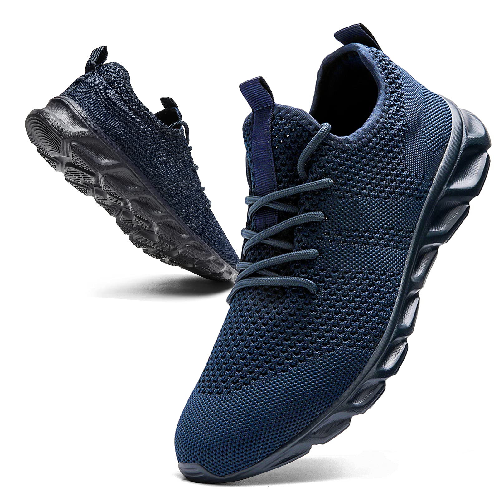 Men's Lightweight Tennis Shoes - Non-Slip Athletic Running Sneakers for Gym, Walking & Sports | Breathable Comfort Workout Shoes for Men