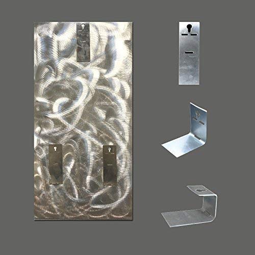 Abstract Metal Wall Art - Handcrafted Aluminum Modern Wall Decor for Living Room, Bedroom & Kitchen - Large Contemporary Home Accent for Stylish Interior Design